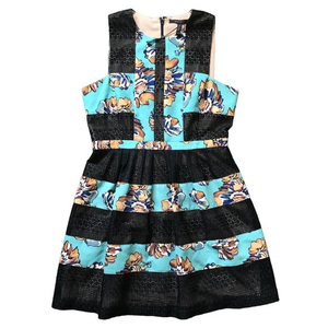 BCBGMaxazria‎ Women's Multicolored Cecile Cocktail Party Dress Size 12 NEW